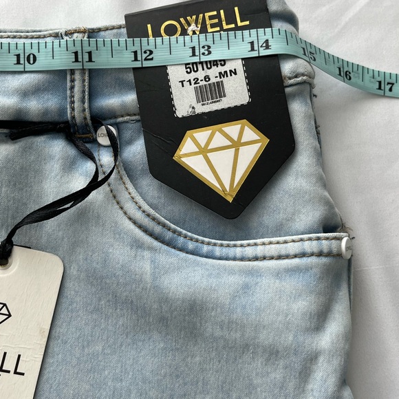 Lowell Paris Colombian Shorts Butt Lifter Size 12 Jeans - Picture 4 of 9